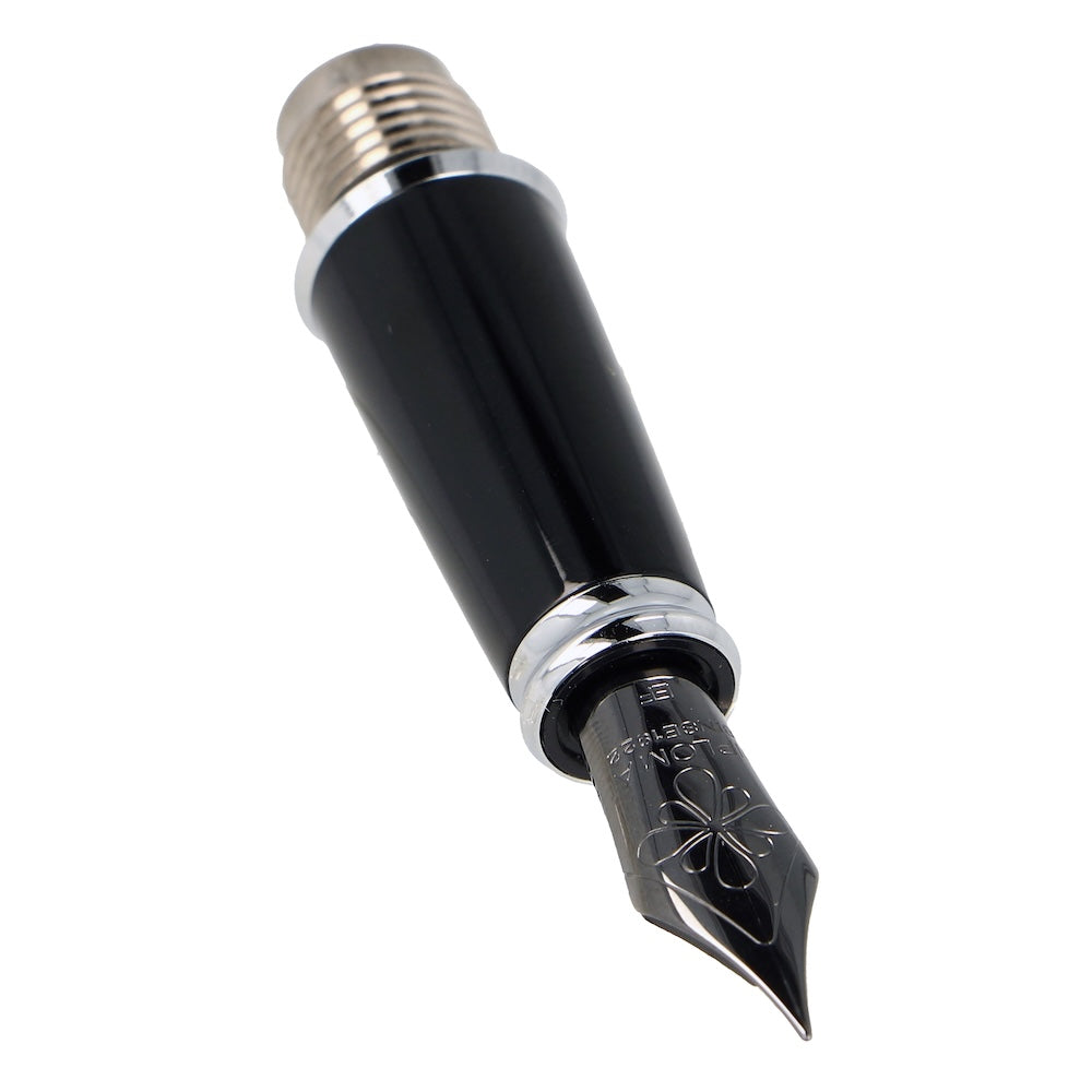 Bloc-Plume Excellence A2 Noir PVD Chrome Acier Diplomat