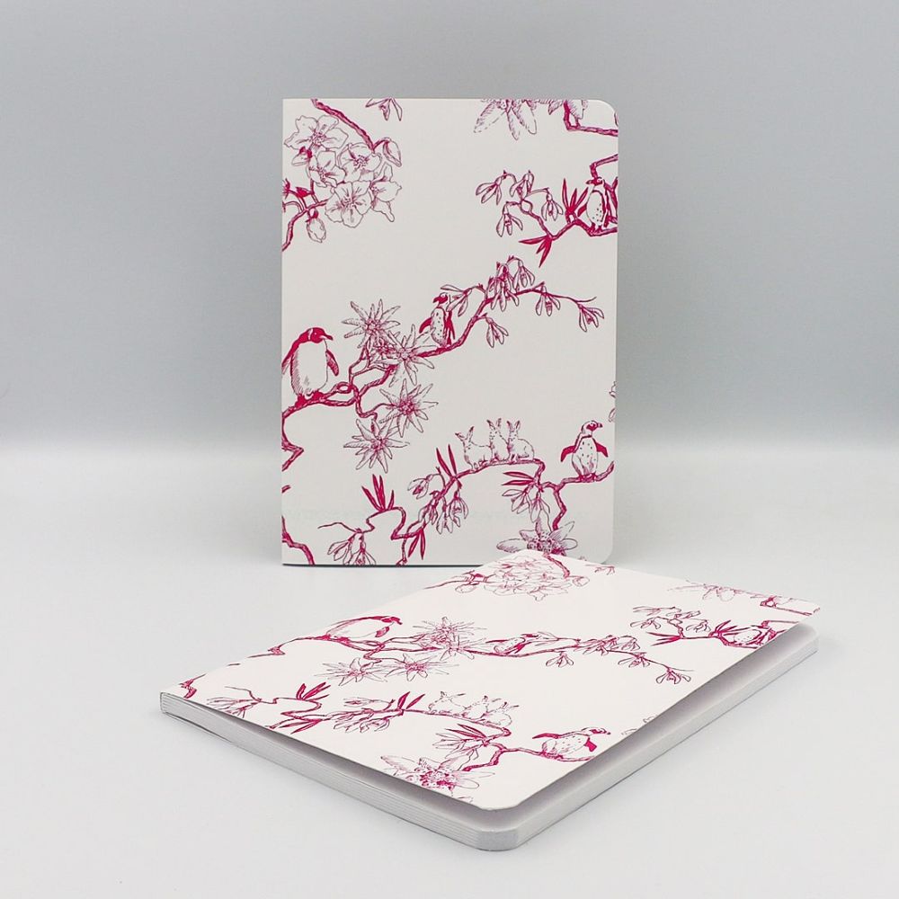 Carnet A5 Pingouins Magenta Éditions MaT