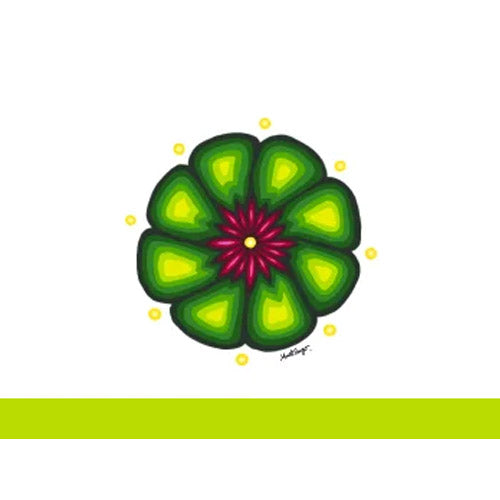 Cartes de Vœux Hikuri Fleur de Peyotl Monet Lugo