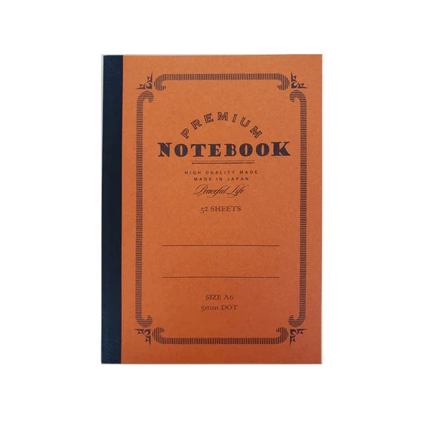 Cahier A6 Souple à Pointillés Brique Daiso