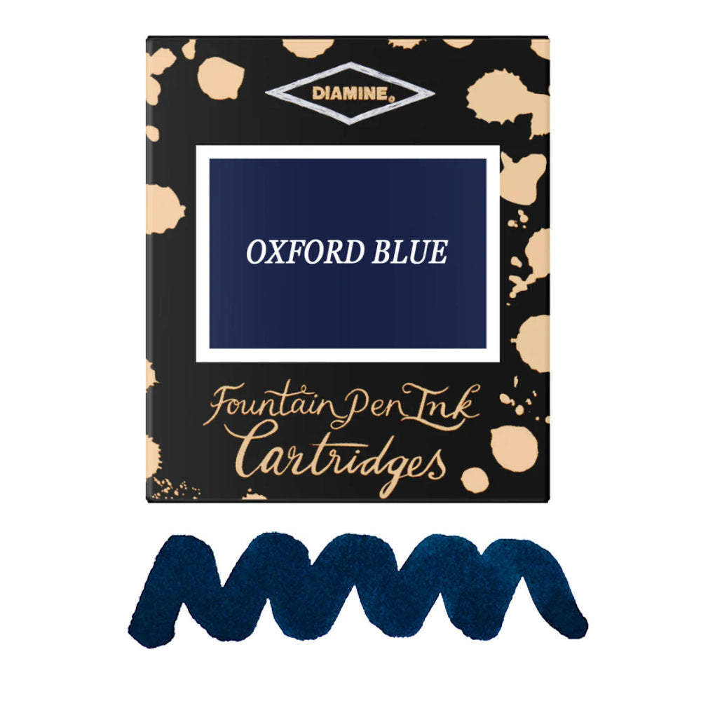 6 Cartouches pour Stylos-Plume Oxford Blue Diamine