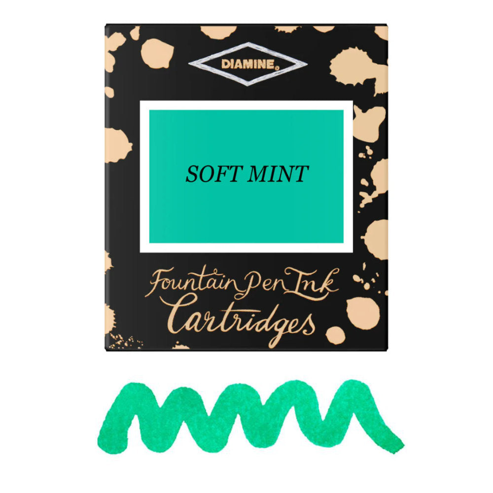 6 Cartouches pour Stylos-Plume Soft Mint Diamine