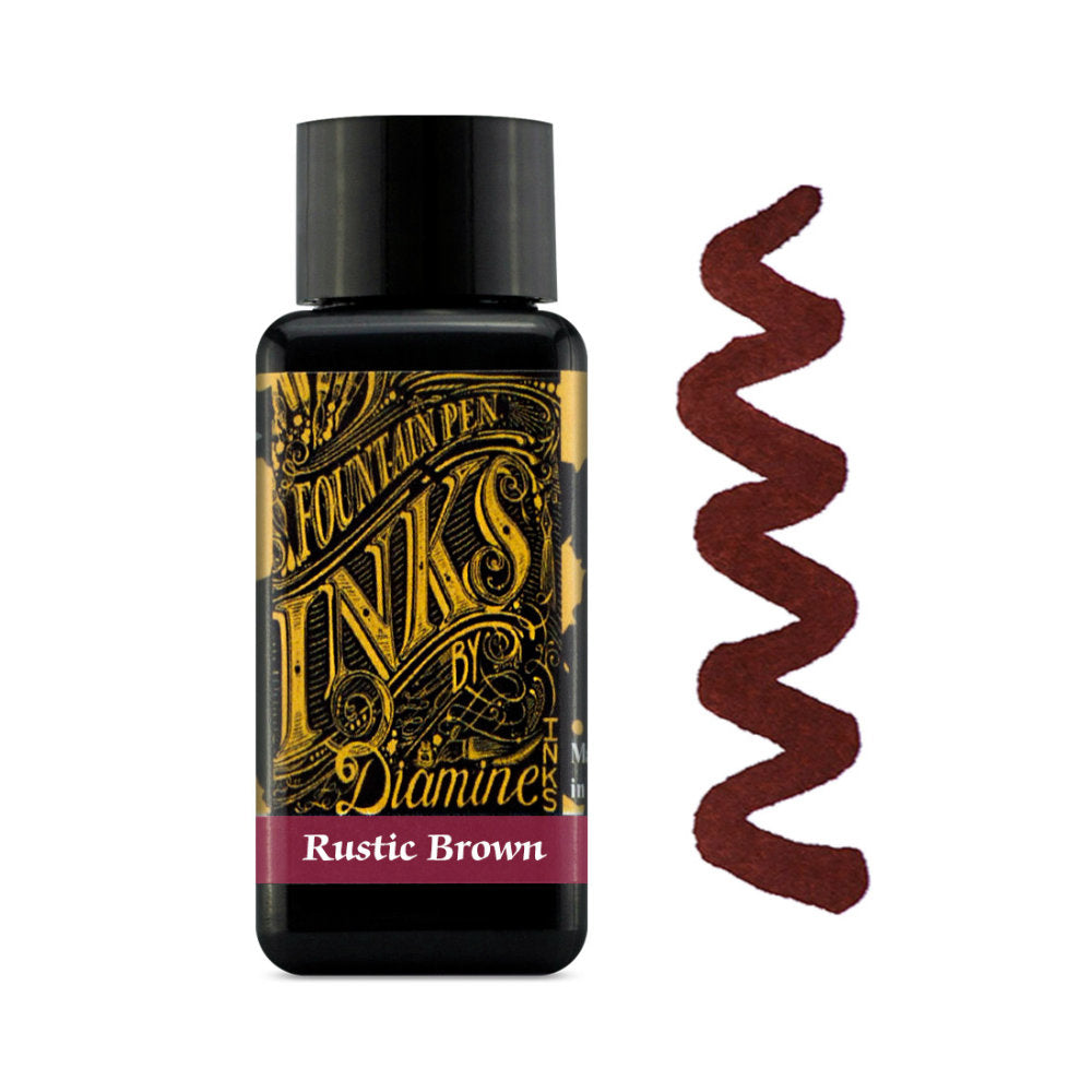 Encre pour Stylos-Plume Rustic Brown 30ml Diamine