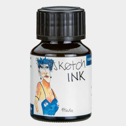 Encre pour Dessin Frieda Bleu Foncé 50ml Rohrer & Klingner