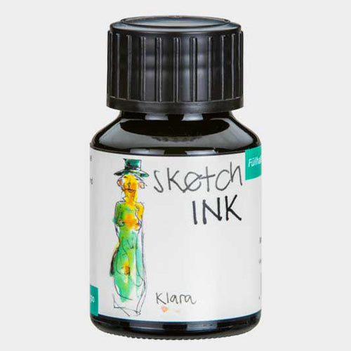 Encre pour Dessin Klara Vert 50ml Rohrer & Klingner