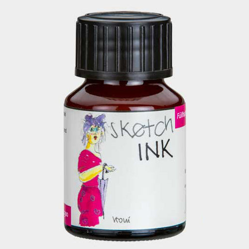 Encre pour Dessin Vroni Magenta 50ml Rohrer & Klingner