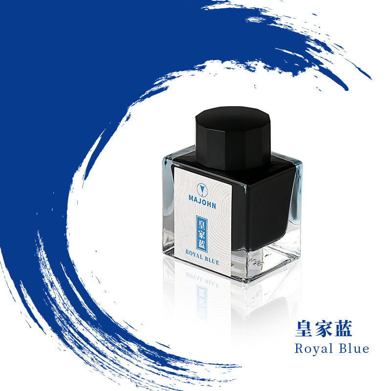 Encre pour Stylo-Plume Bleu Royal 50ml MAJOHN