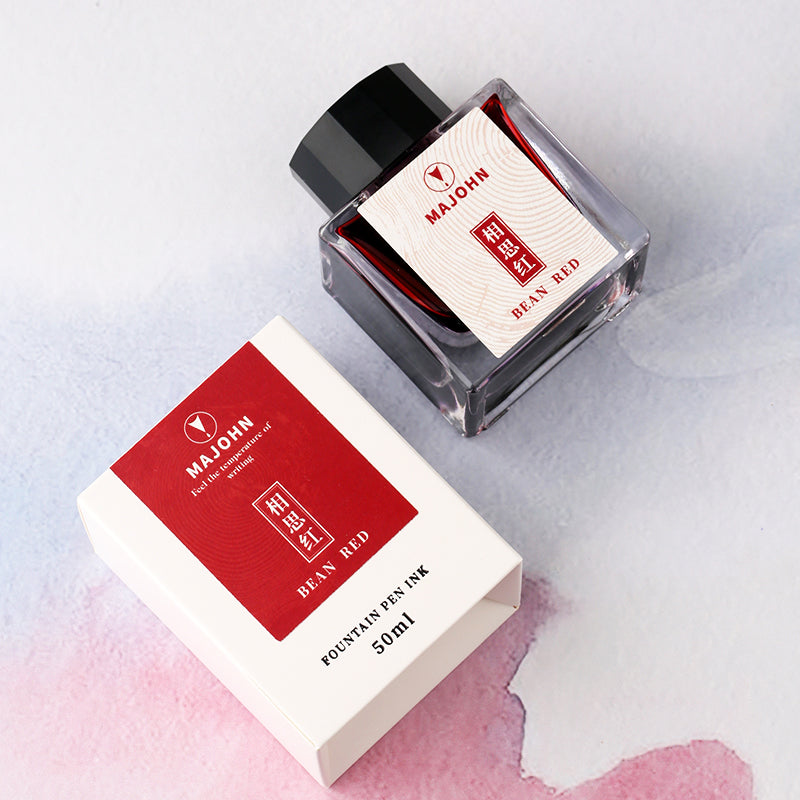 Encre pour Stylo-Plume Rouge 50ml MAJOHN