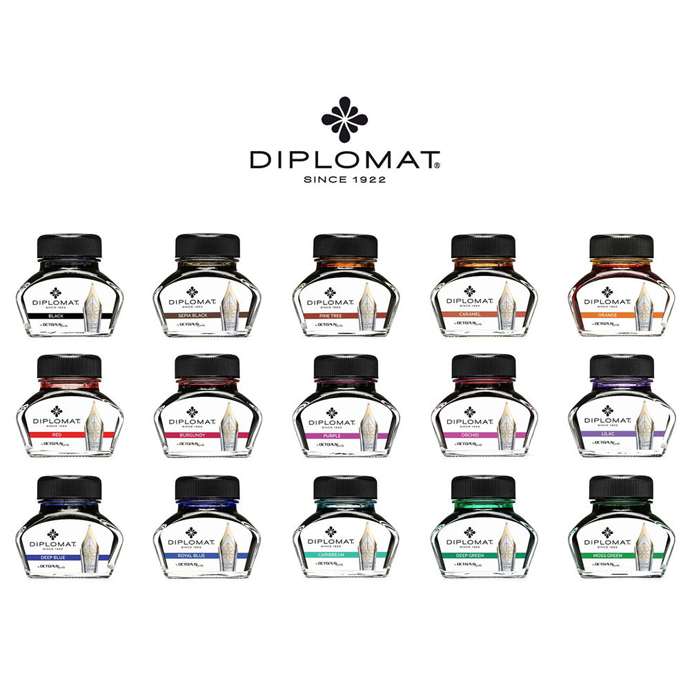 Encre pour Stylos-Plume Brun Caramel Diplomat