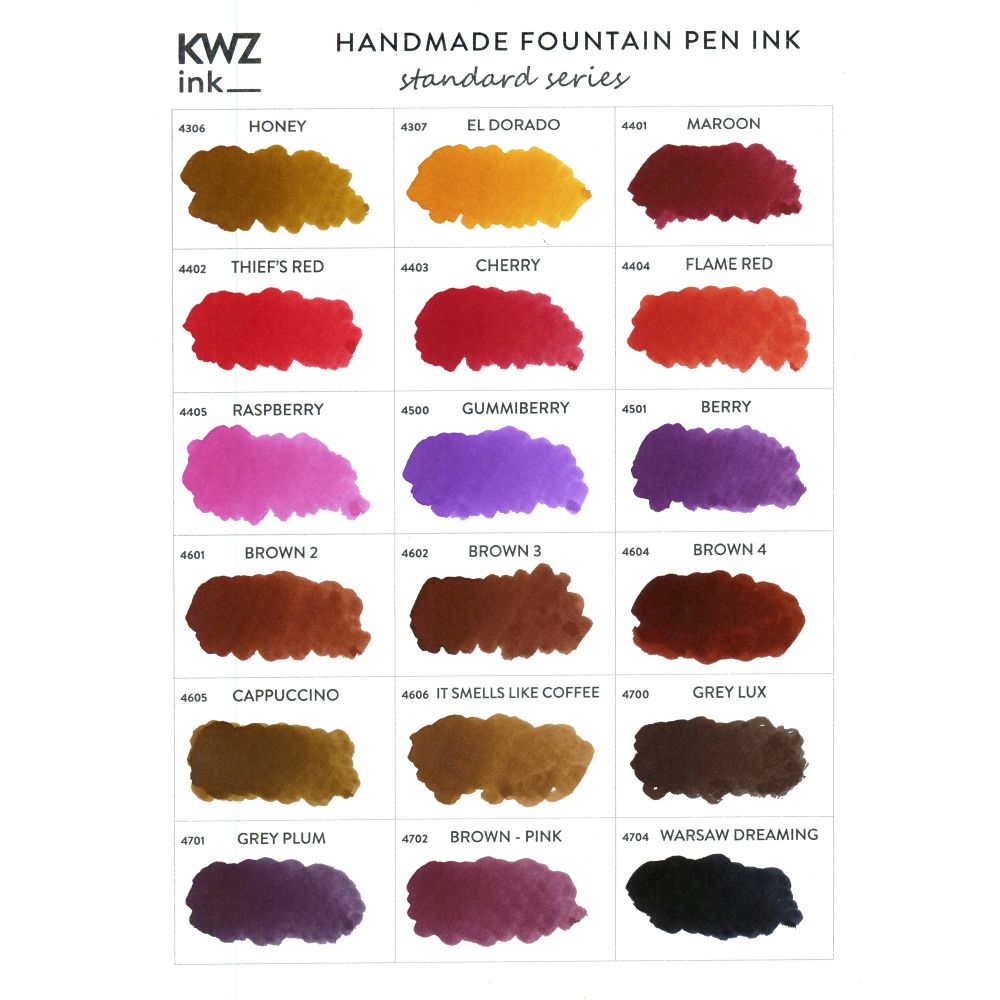 Encre Maroon 60ml Kwz Ink