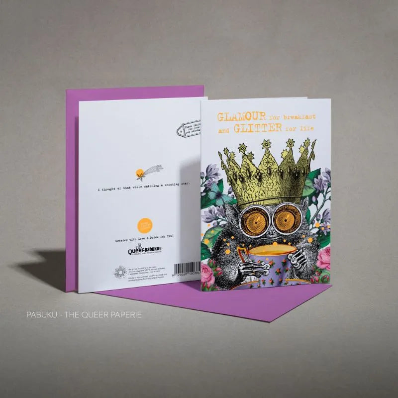 Carte de Vœux Glamour Breakfast Pabuku