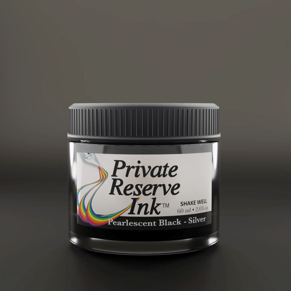 Encre pour Stylo-Plume Pearlescent Black-Silver 60ml Private Reserve Ink