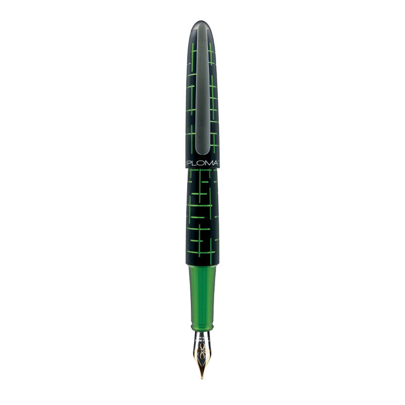 Stylo-Plume Elox Matrix Noir/Vert 14 Carats Diplomat