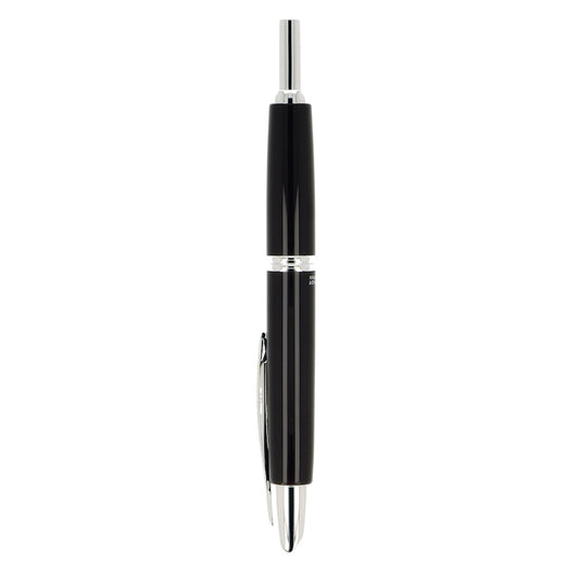 Stylo-Plume Rhodié Marron B Capless
