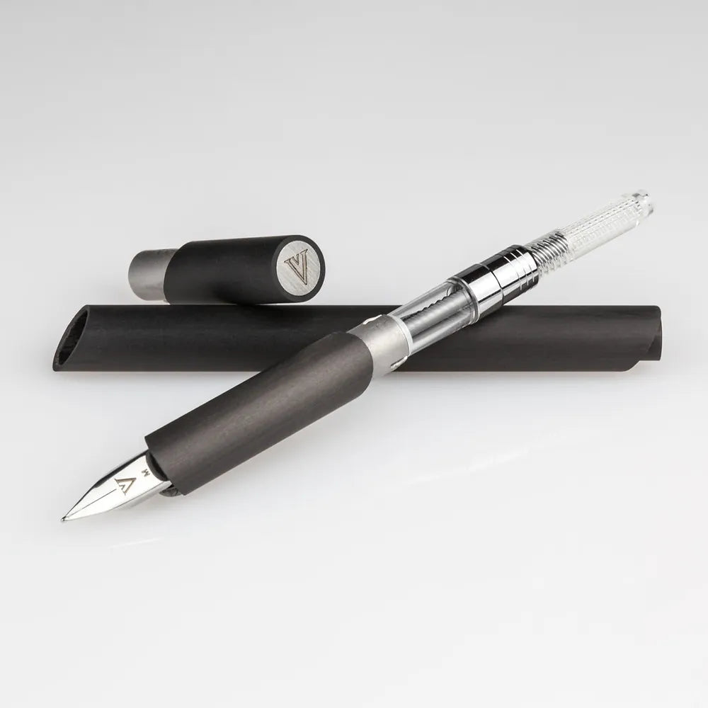 Stylos-Plume CARBON-T Acier Inoxydable Venvstas