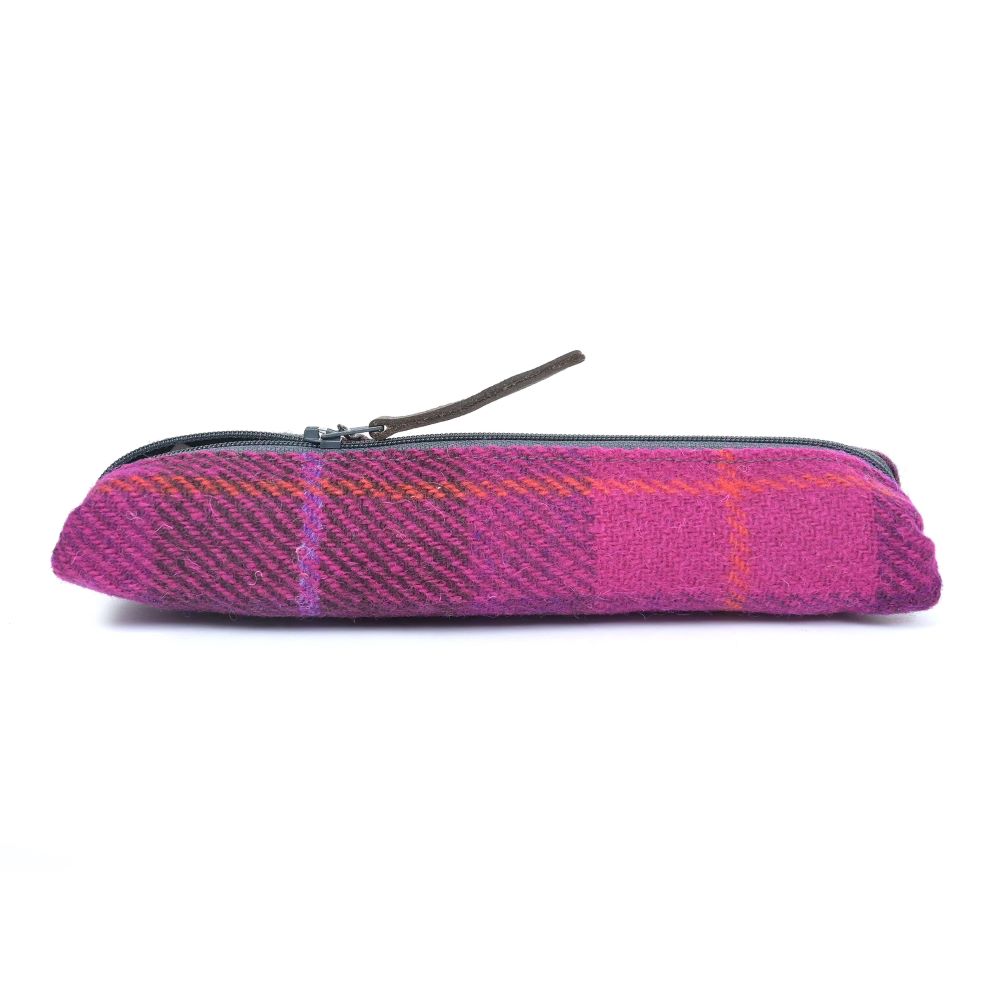 Trousse Fine Highland Range Plaid Rose Vif Amy Britton