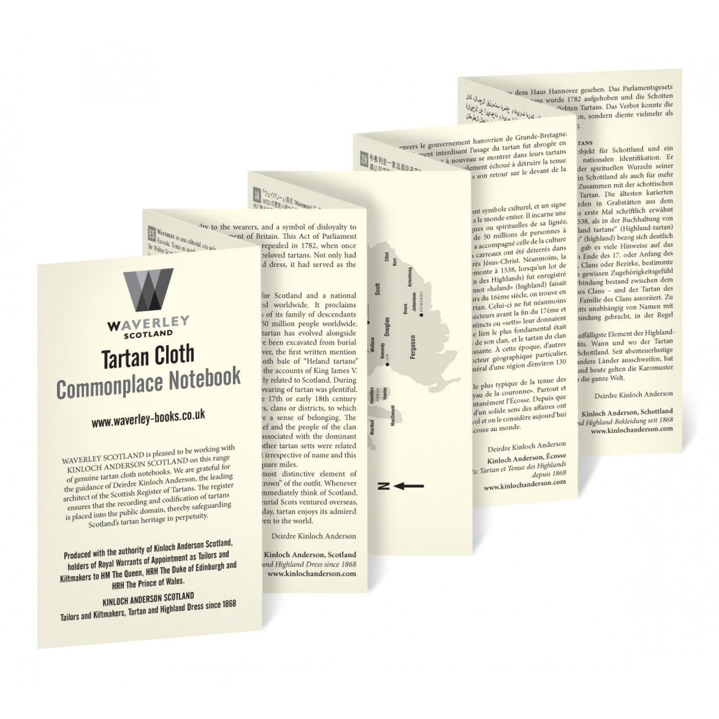 Carnet Large Murray of Atholl Ancient Waverley Scotland