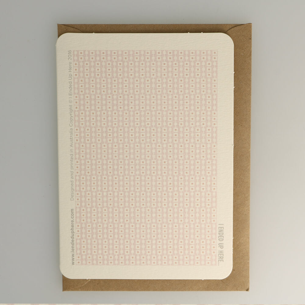 Carte de Vœux 2 de Cœur I Ended Up Here