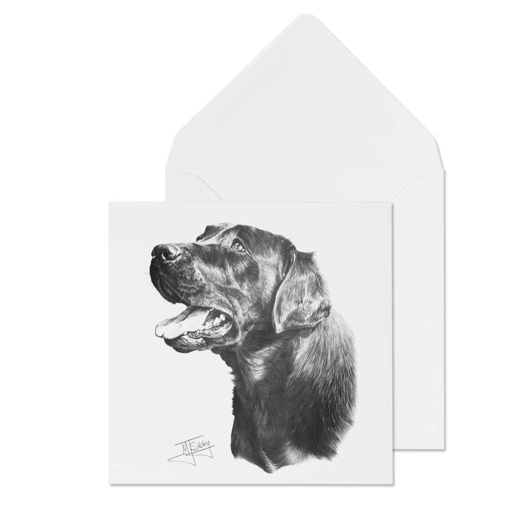Carte de Vœux Mike Sibley Labrador Noir #2 C&S Products
