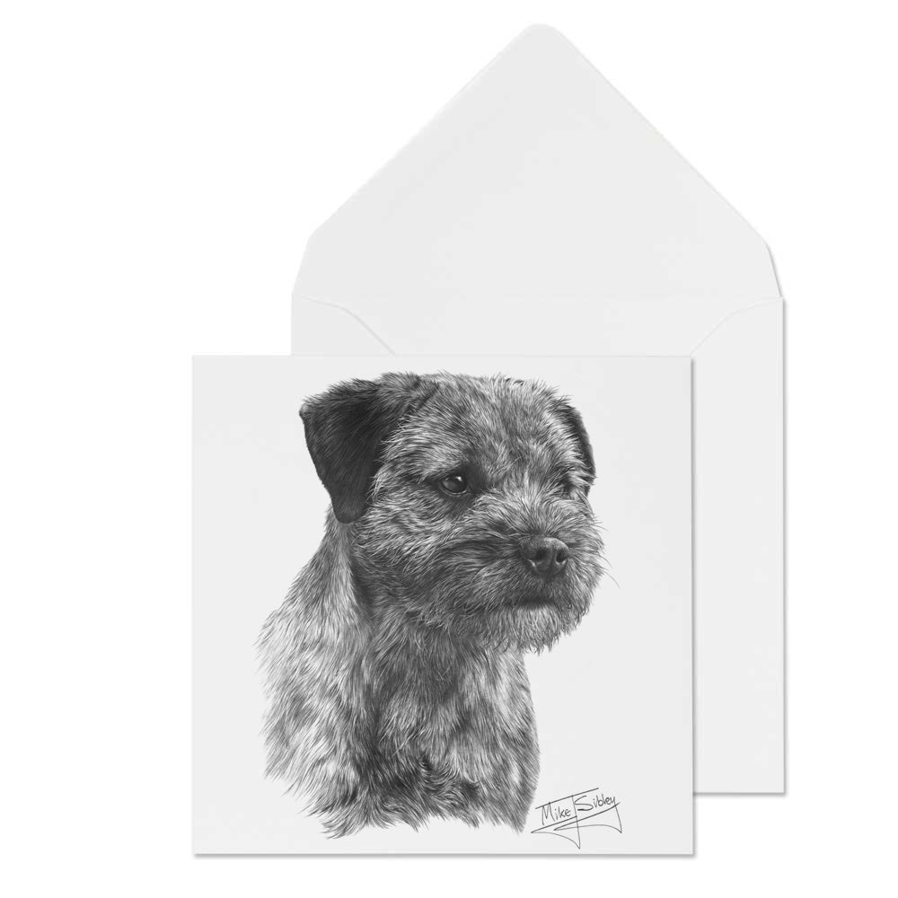 Carte de Vœux Mike Sibley Border Terrier C&S Products