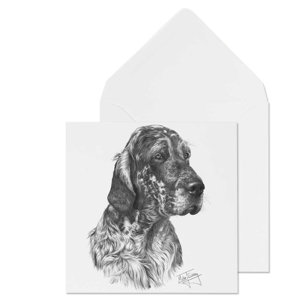 Carte de Vœux Mike Sibley Setter Anglais C&S Products