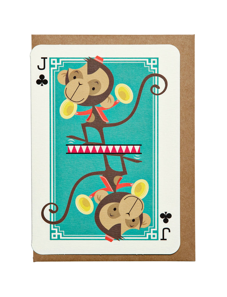 Carte de Vœux Valet de Trèfle #1 I Ended Up Here