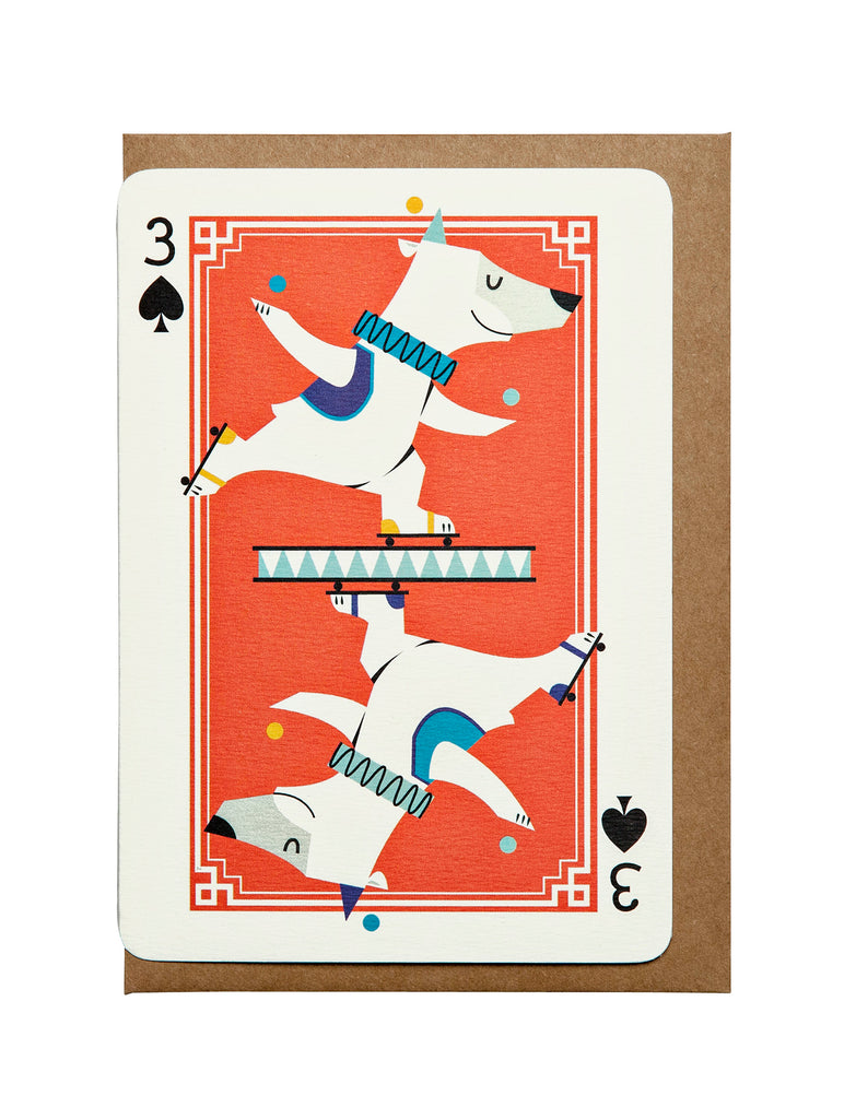 Carte de Vœux 3 de Pique I Ended Up Here
