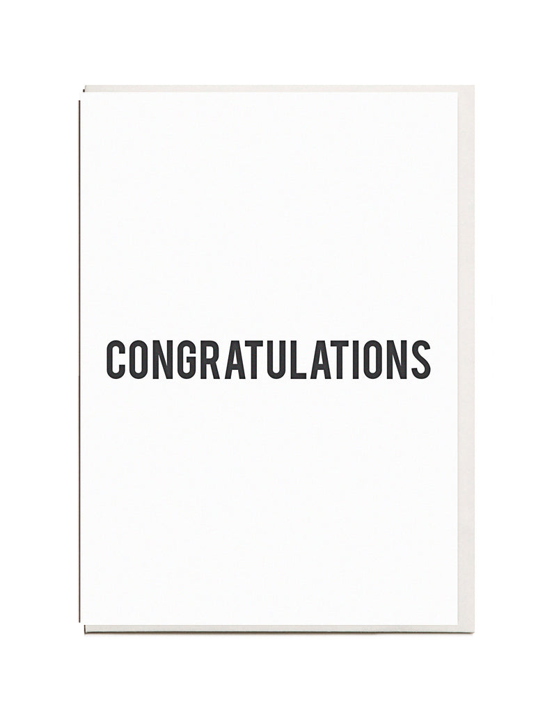 Carte de Vœux Congratulations I Ended Up Here