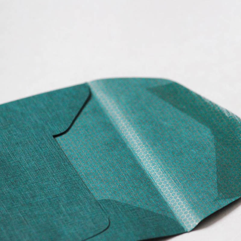 Mini-Carte de Voeux + Enveloppe Sapin Le Typographe