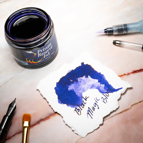 12 Cartouches pour Stylo-Plume Black Magic Blue Private Reserve Ink