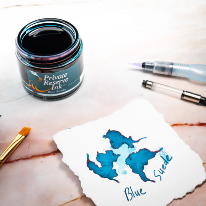 12 Cartouches pour Stylo-Plume Blue Suede Private Reserve Ink