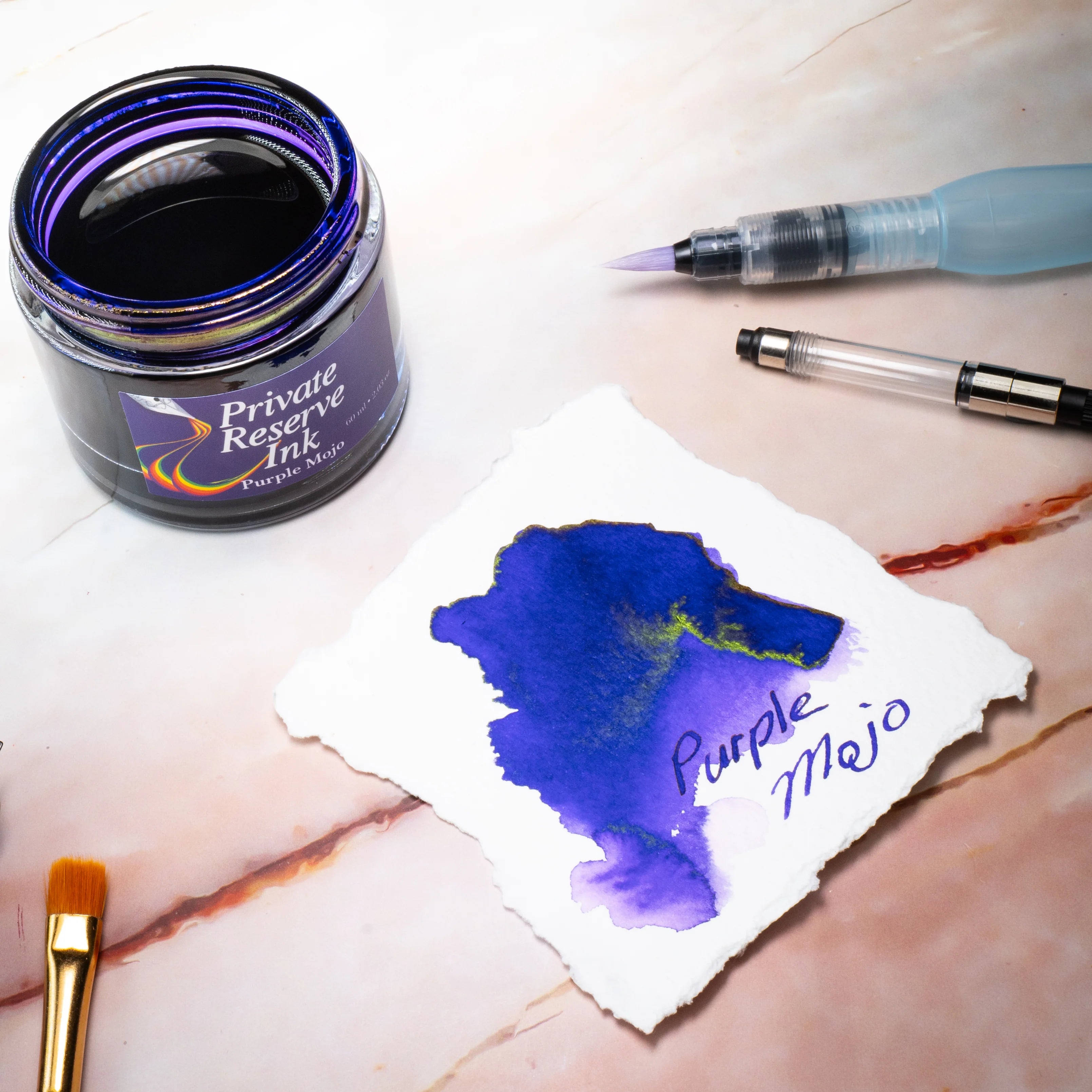 12 Cartouches pour Stylo-Plume Purple Mojo Private Reserve Ink