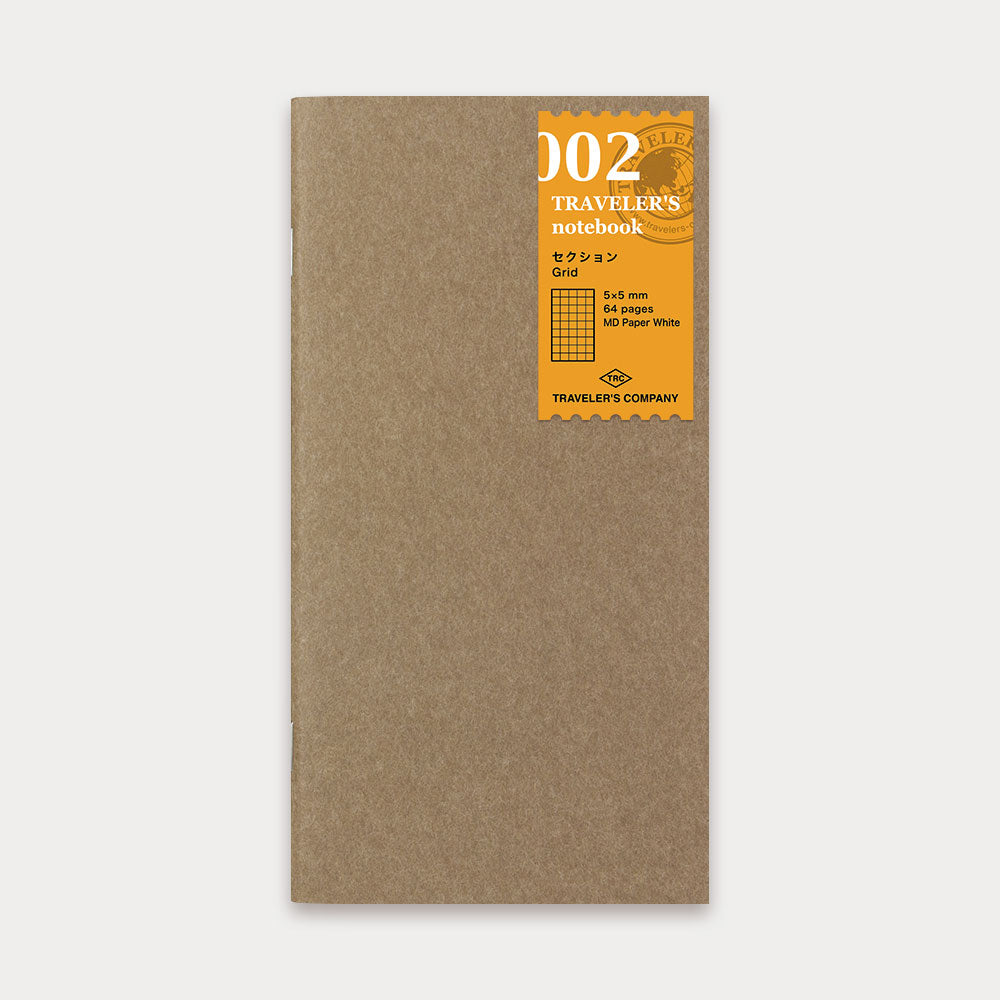 Traveler's Company Recharge Notebook 002 Quadrillé
