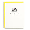 Carte postale de remerciement Motorcycle Thank You Shorthand Press