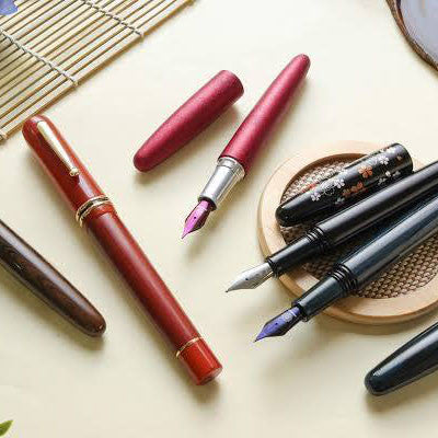 Stylo Plume Vintage Waterman Paris - Bleu Et Doré, Corps Marron - Occasion à Restaurer