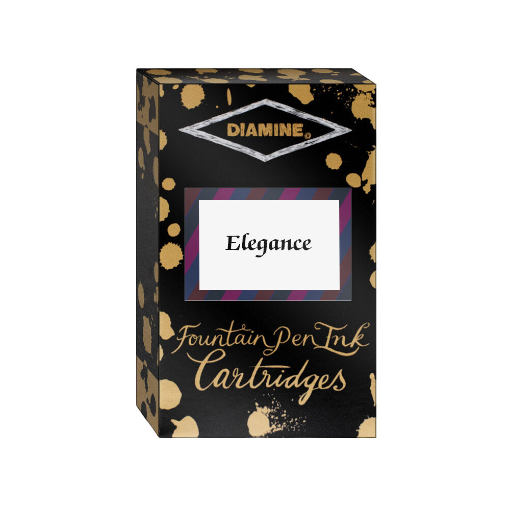20 Cartouches pour Stylos-Plume Mix Elegance Diamine