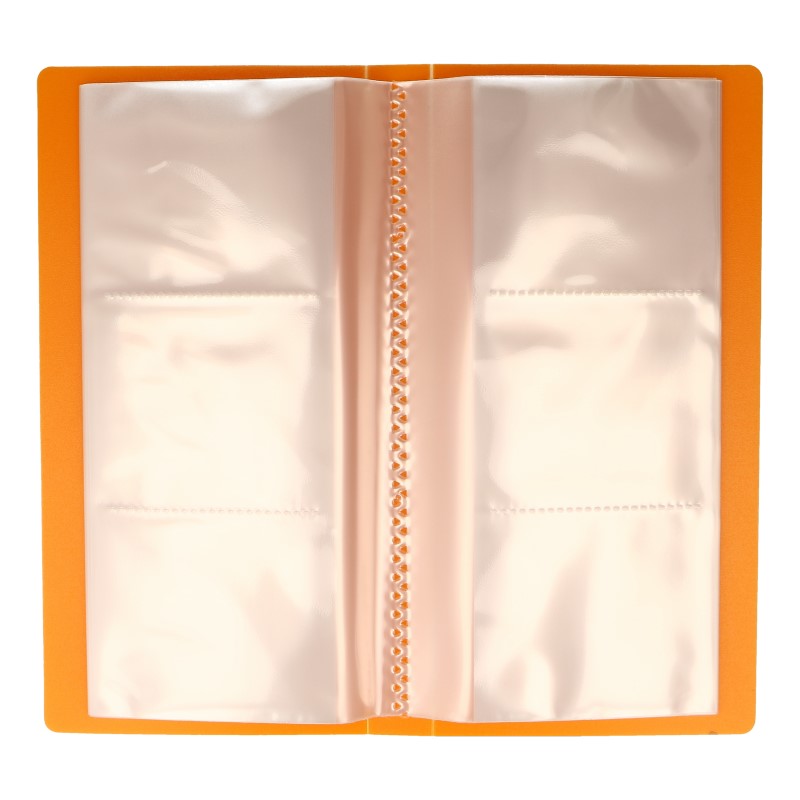 Porte-Cartes Flame Orange Petit Format Pantone