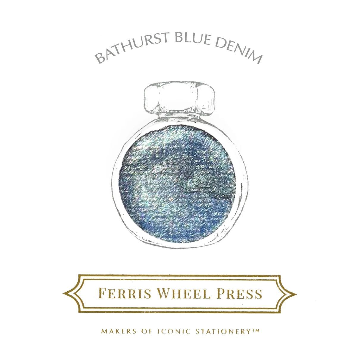 Encre Bathurst Blue Denim 38ml Ferris Wheel Press