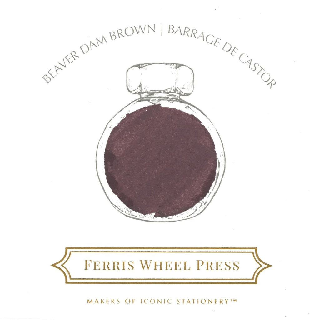 Encre Beaver Dam Brown 38ml Ferris Wheel Press