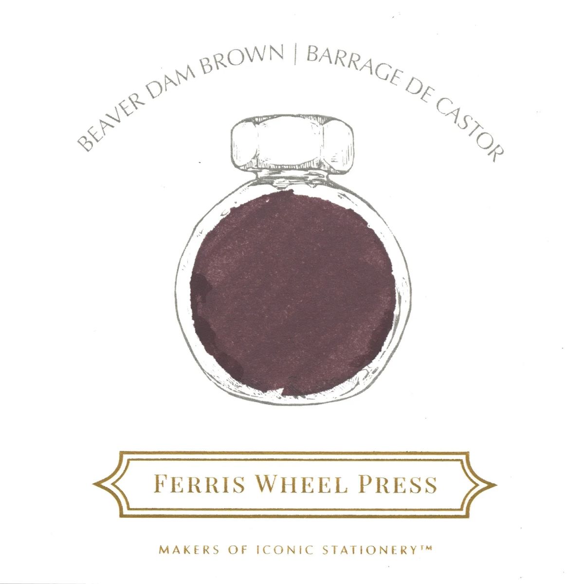 Encre Beaver Dam Brown 38ml Ferris Wheel Press