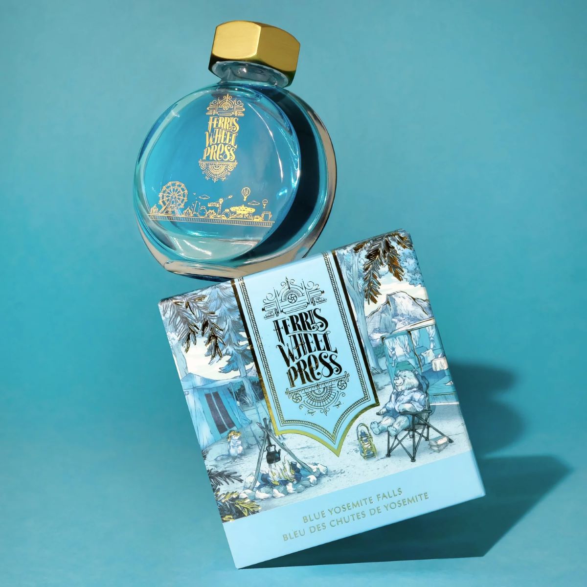 Encres pour Stylos-Plume Blue Yosemite Falls 38ml Ferris Wheel Press
