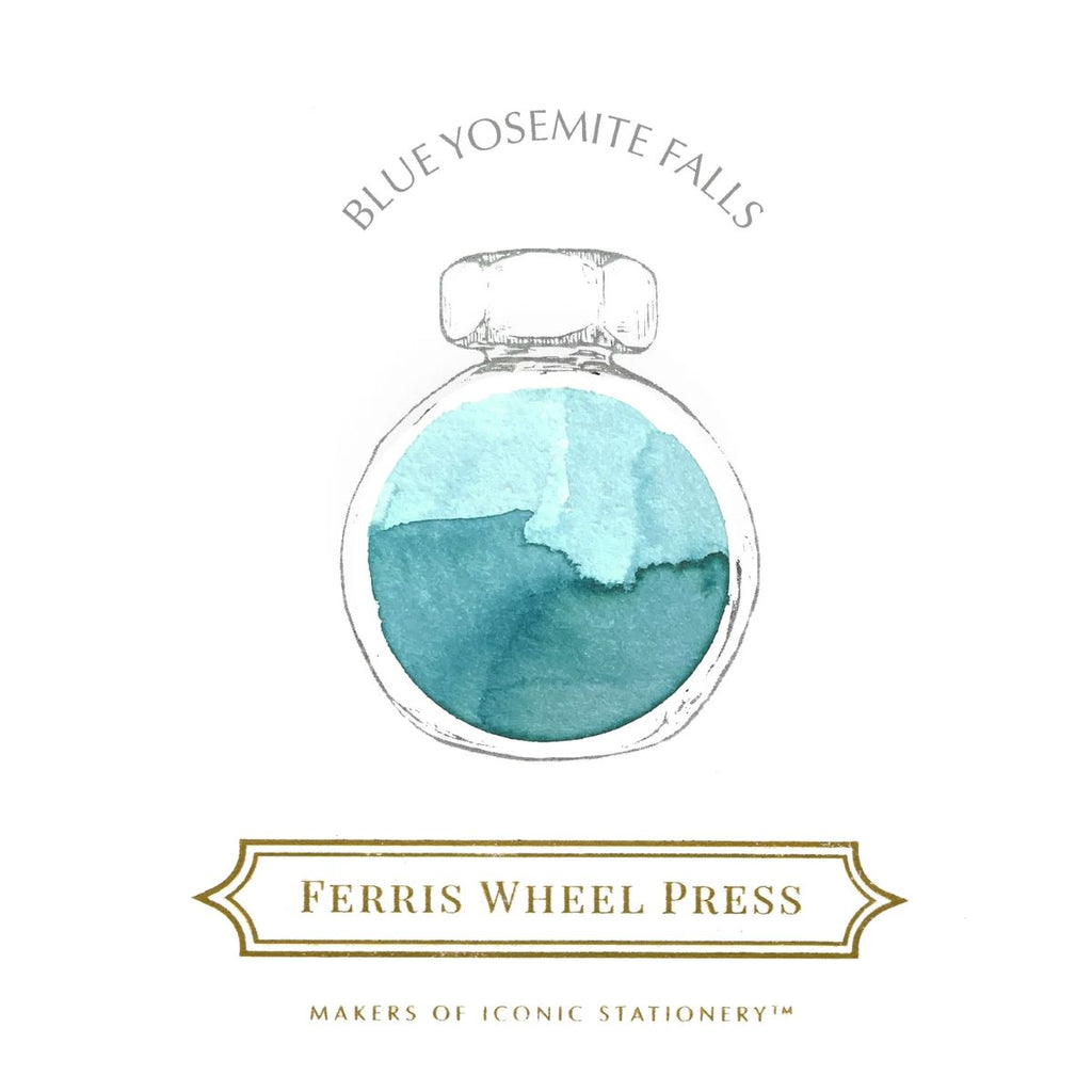 Encres pour Stylos-Plume Blue Yosemite Falls 38ml Ferris Wheel Press