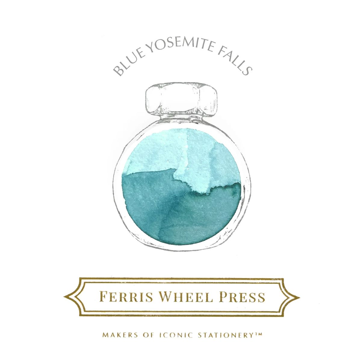 Encres pour Stylos-Plume Blue Yosemite Falls 38ml Ferris Wheel Press