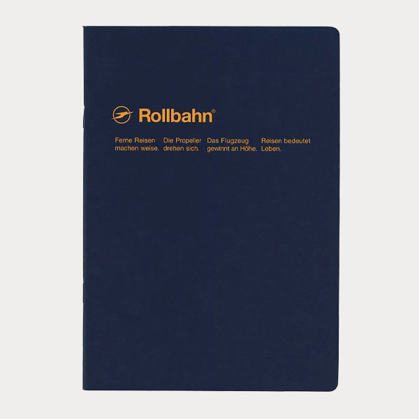 Carnet Quadrillé A5 Rollbahn Bleu Foncé Delfonics