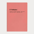 Carnet Quadrillé A5 Rollbahn Rose Saumon Delfonics