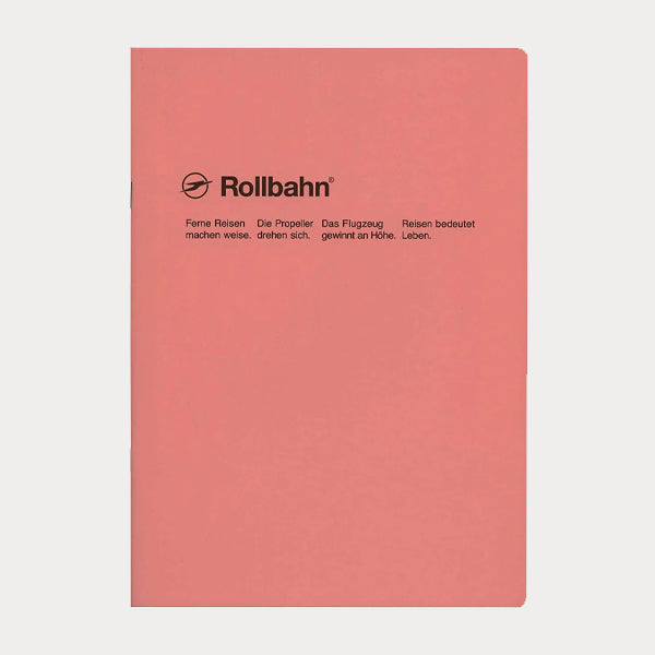 Carnet Quadrillé A5 Rollbahn Rose Saumon Delfonics