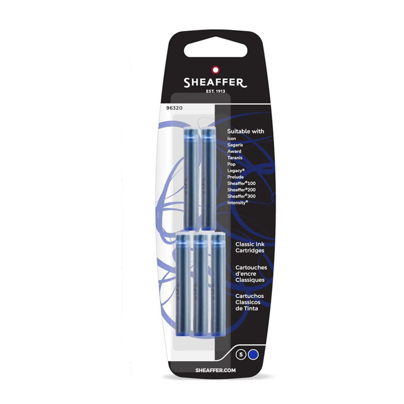 5 Cartouches d'Encre Classiques Bleu Sheaffer