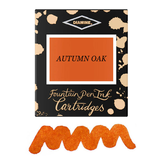 6 Cartouches pour Stylos-Plume Autumn Oak Diamine