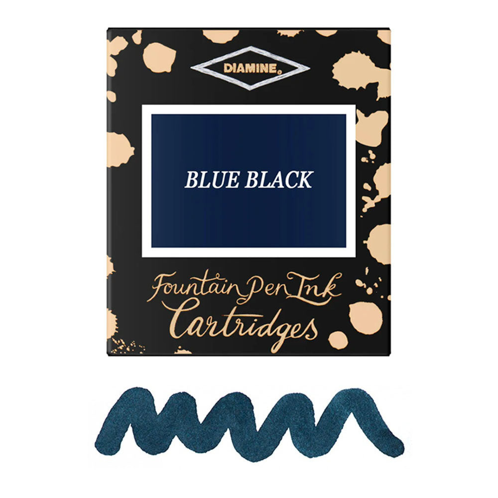 6 Cartouches pour Stylos-Plume Blue Black Diamine