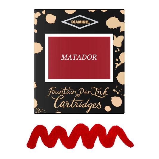 6 Cartouches pour Stylos-Plume Matador Diamine